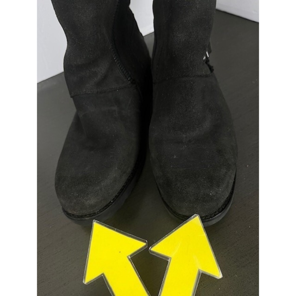 UGG Black Ankle Boots with Buckle Detail - Picture 10 of 10